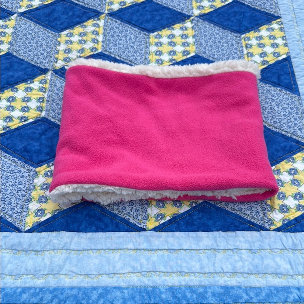 Pink Fleece Neck Warmer